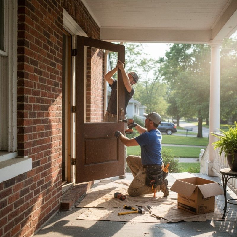 Brick Porch Installation